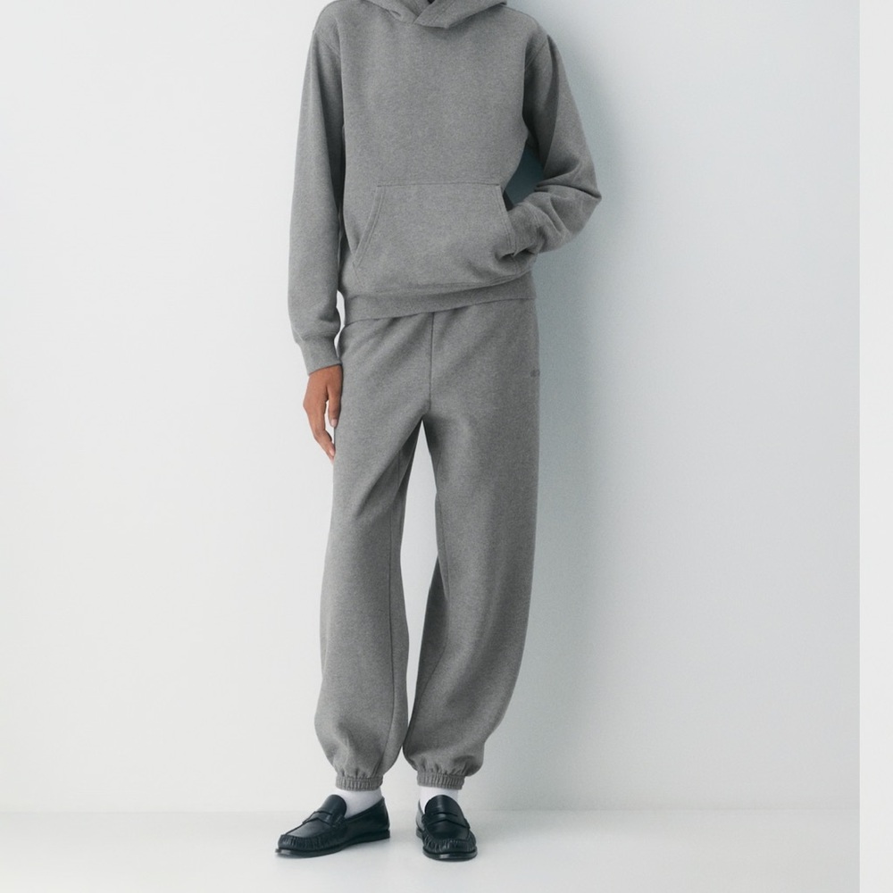 Aritzia TNA Dark Grey Cozy Sweatfleece Perfect Hoodie Size XS